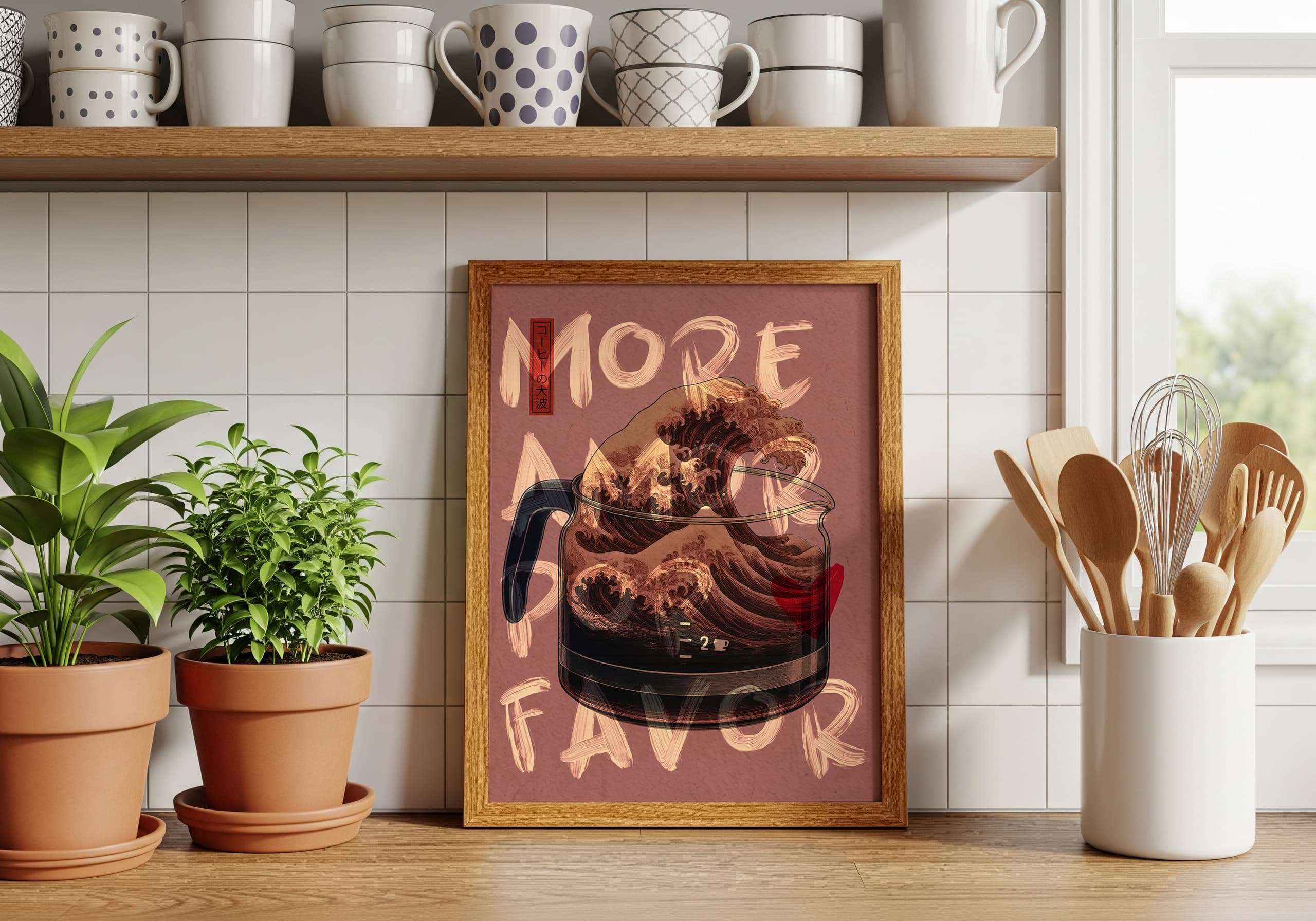 Purple Love Typography Print