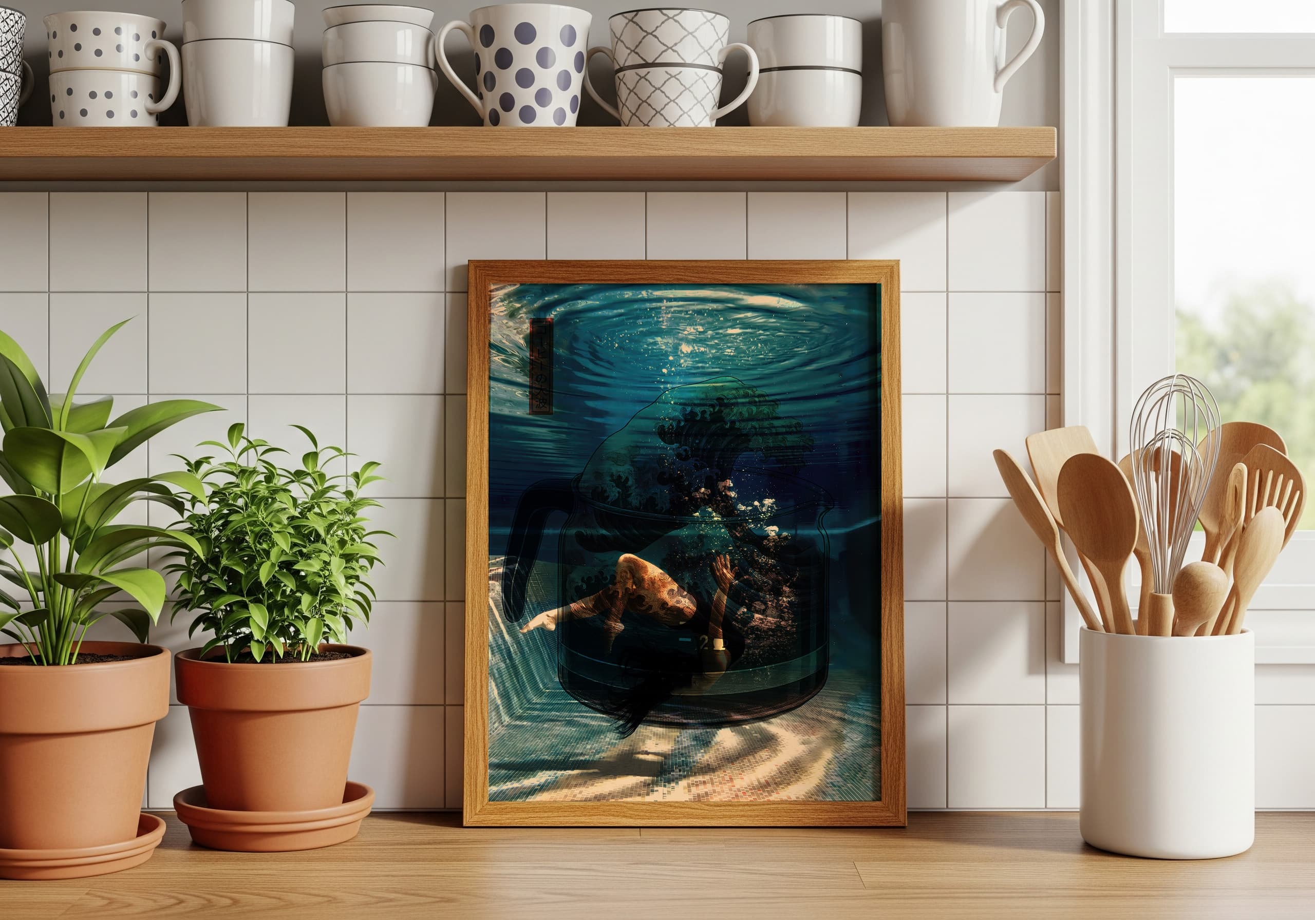 Underwater Woman Print