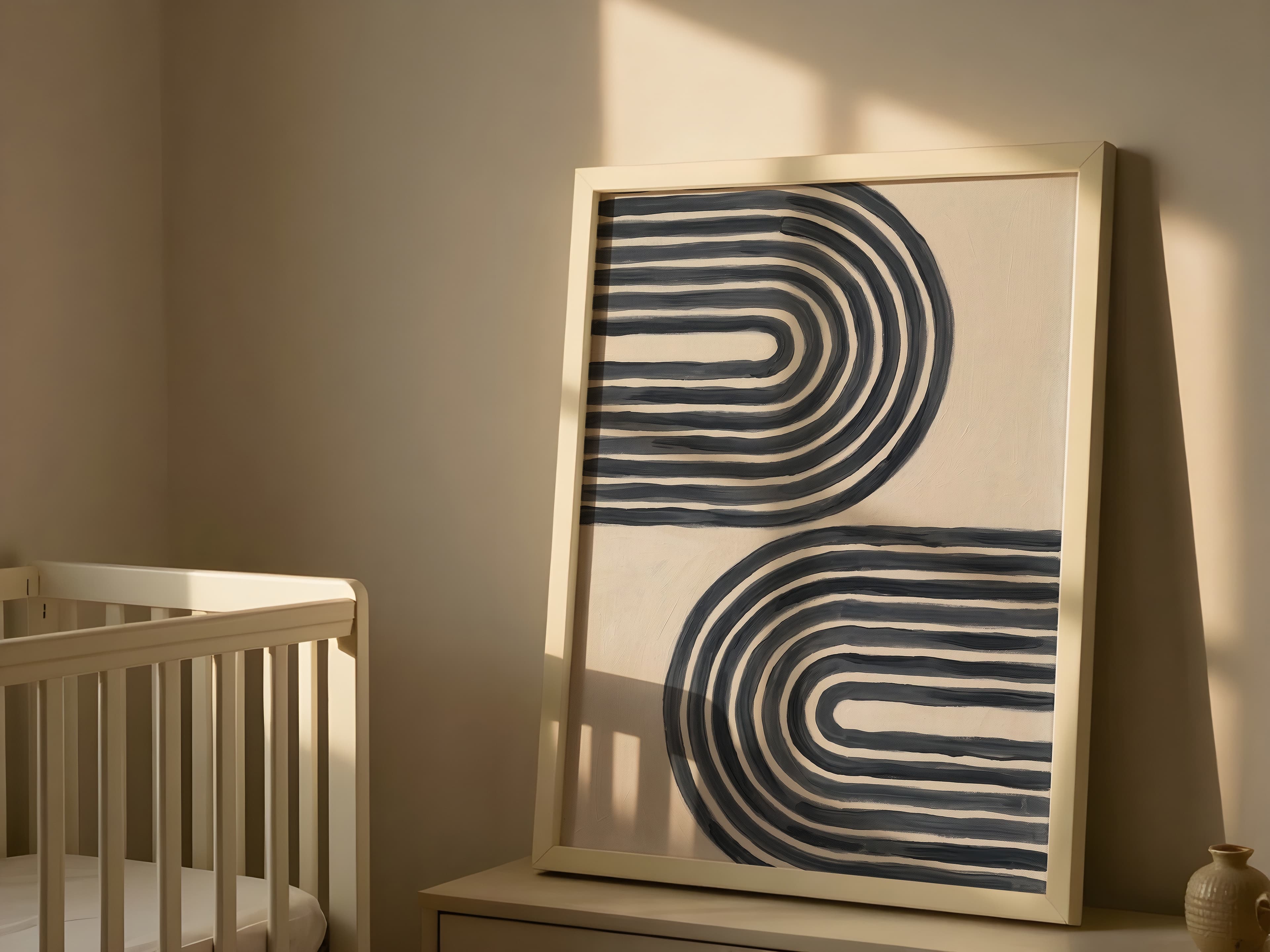 Abstract Line Art Print