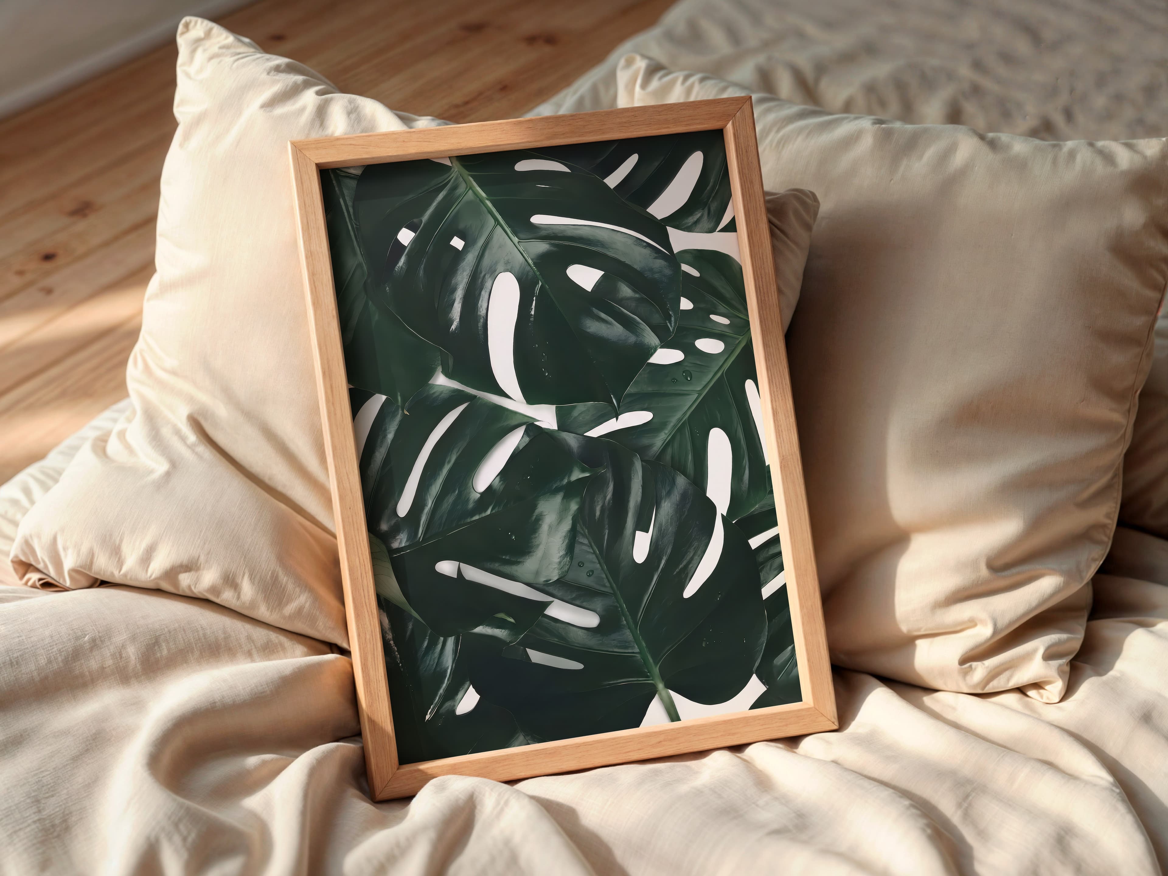 Monstera Leaf Print