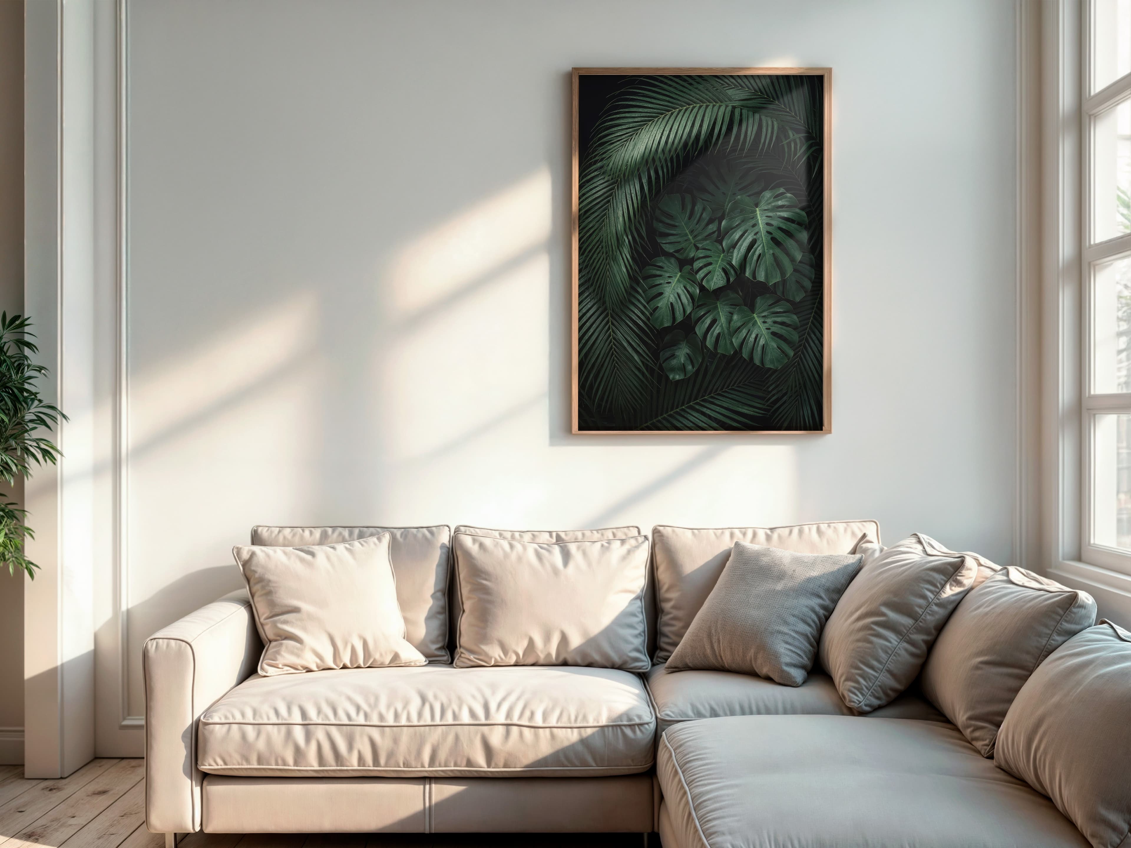 Monstera Leaf Print