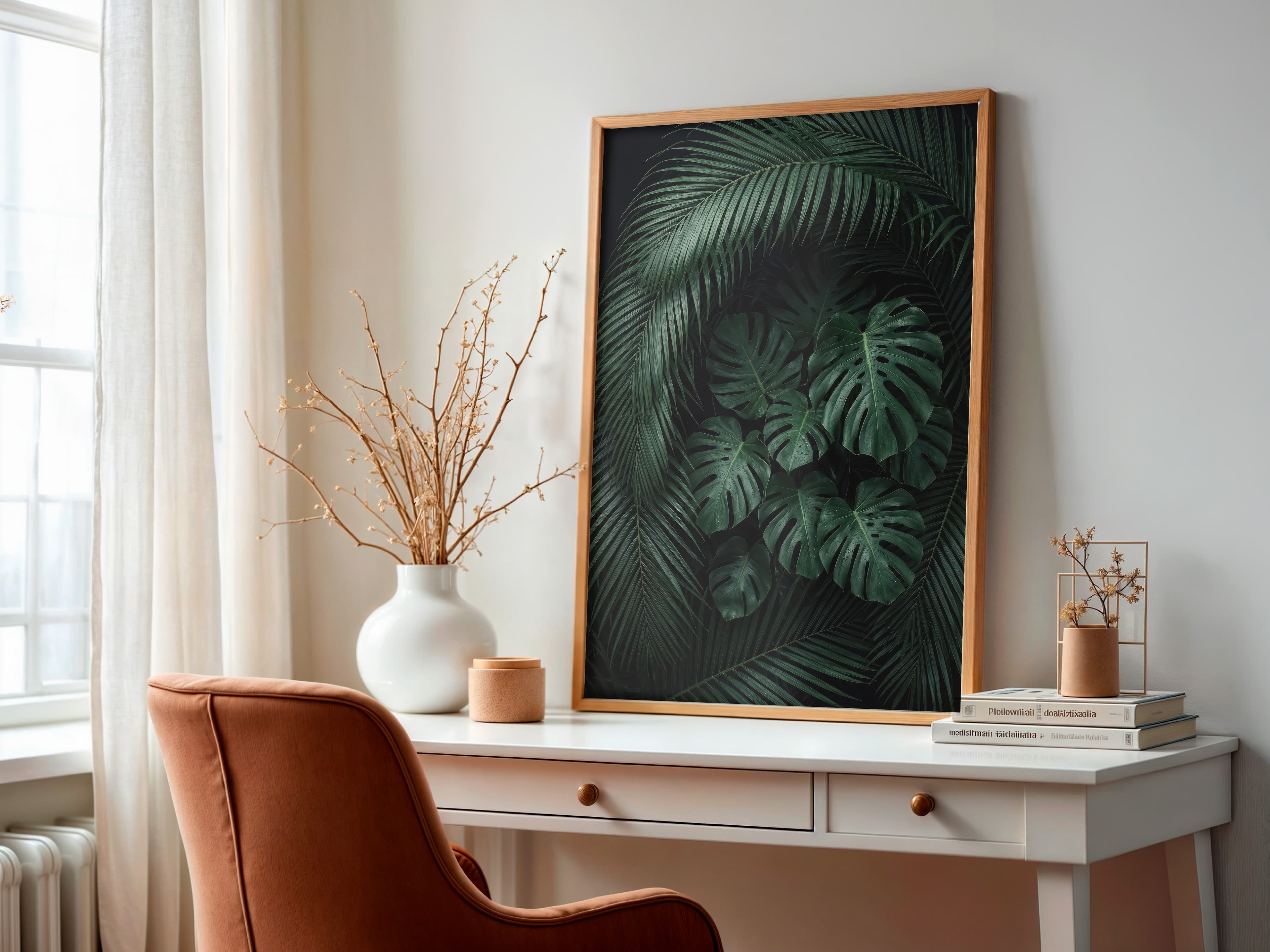 Monstera Leaf Print