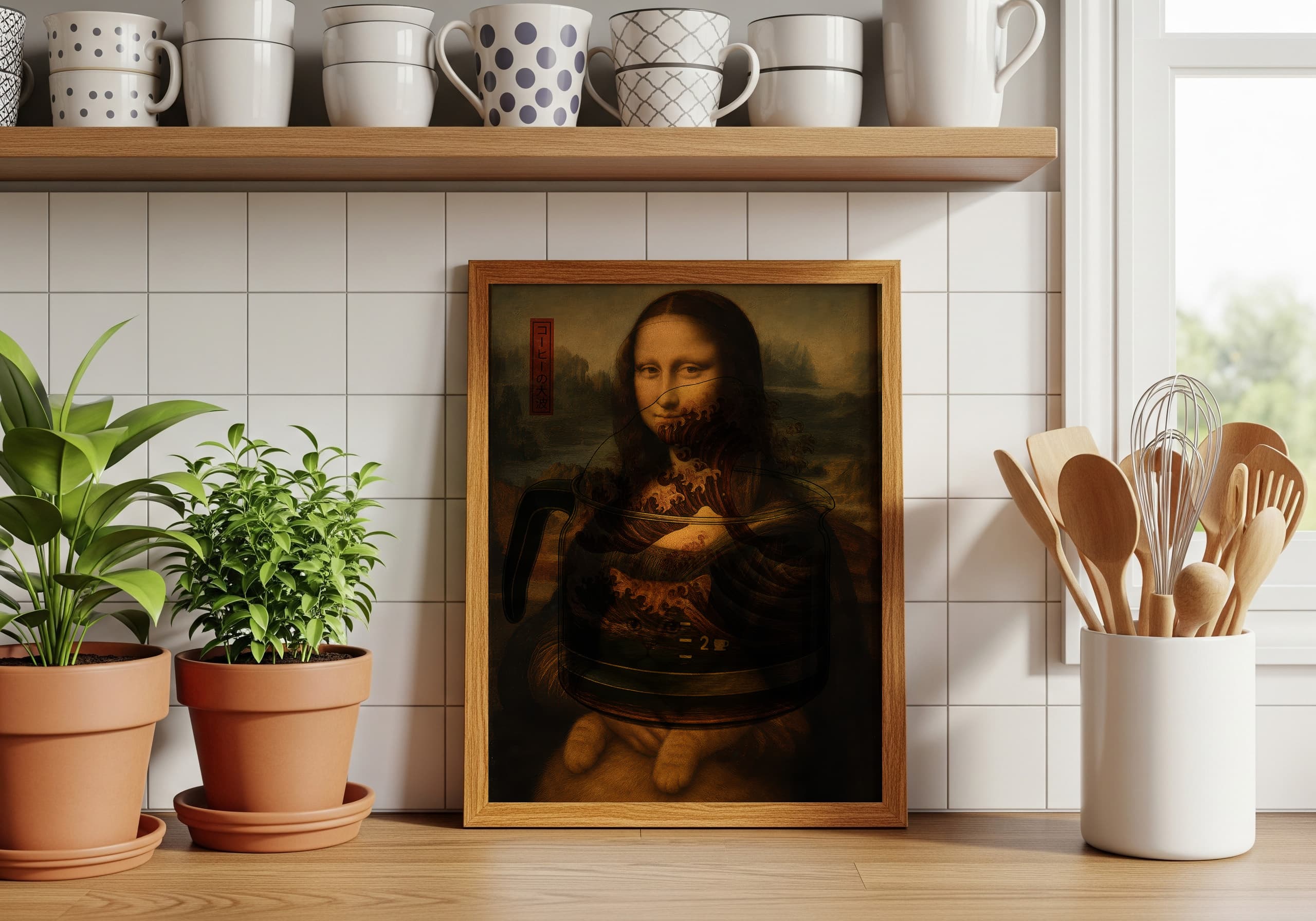 Cat Mona Lisa Print