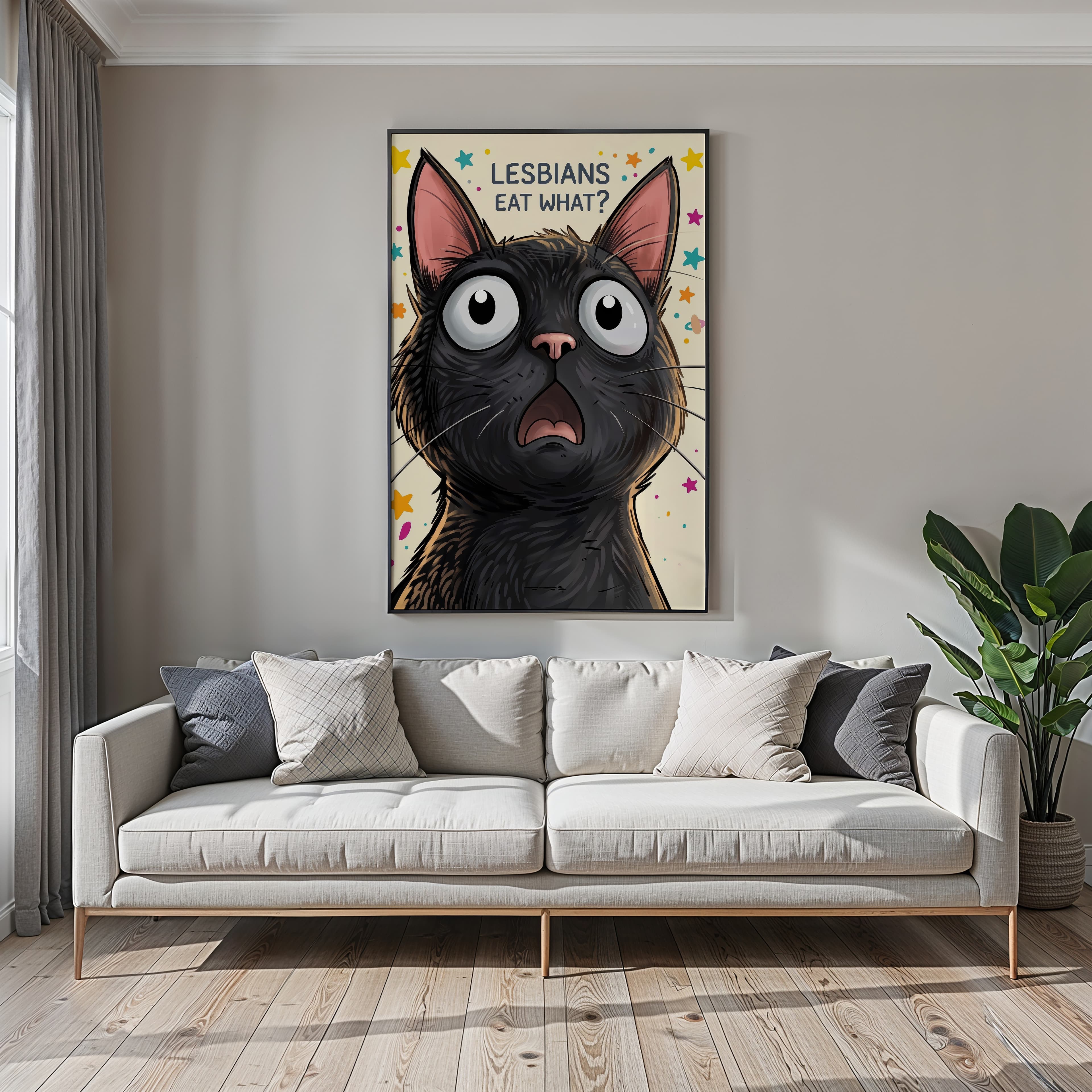 Cat in Toilet Poster