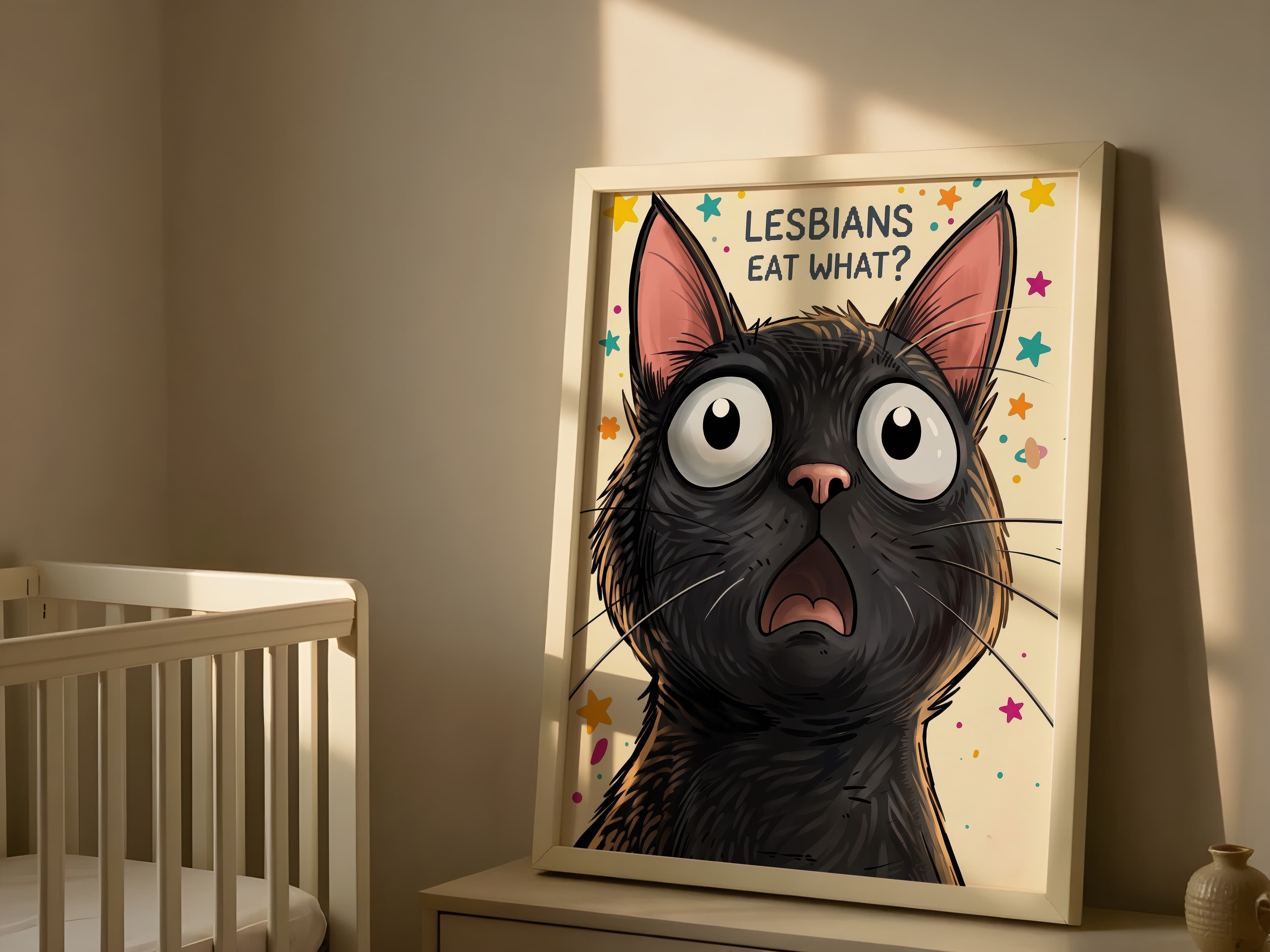 Cat in Toilet Poster