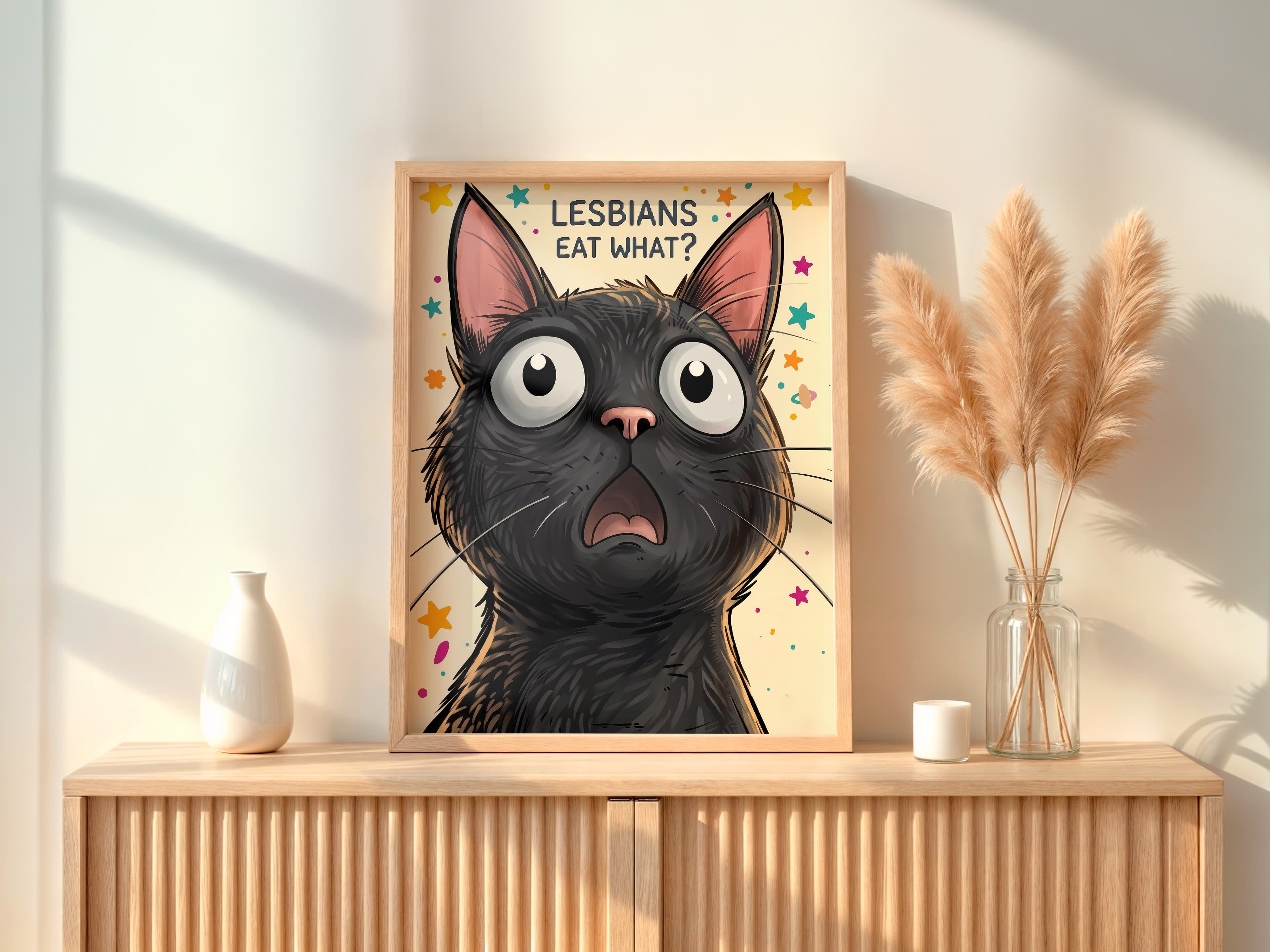 Cat in Toilet Poster