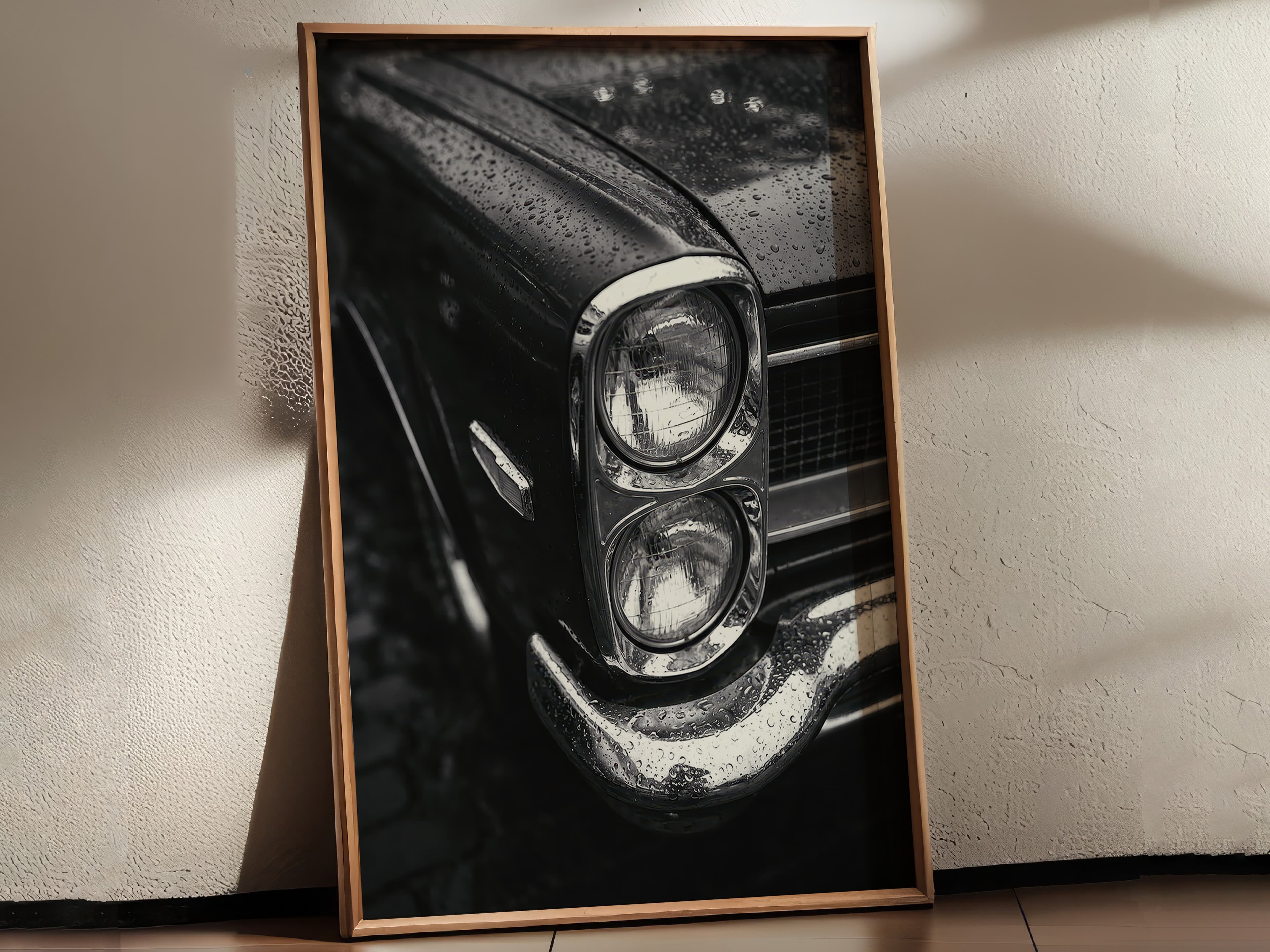 Classic Car Chrome Detail Print