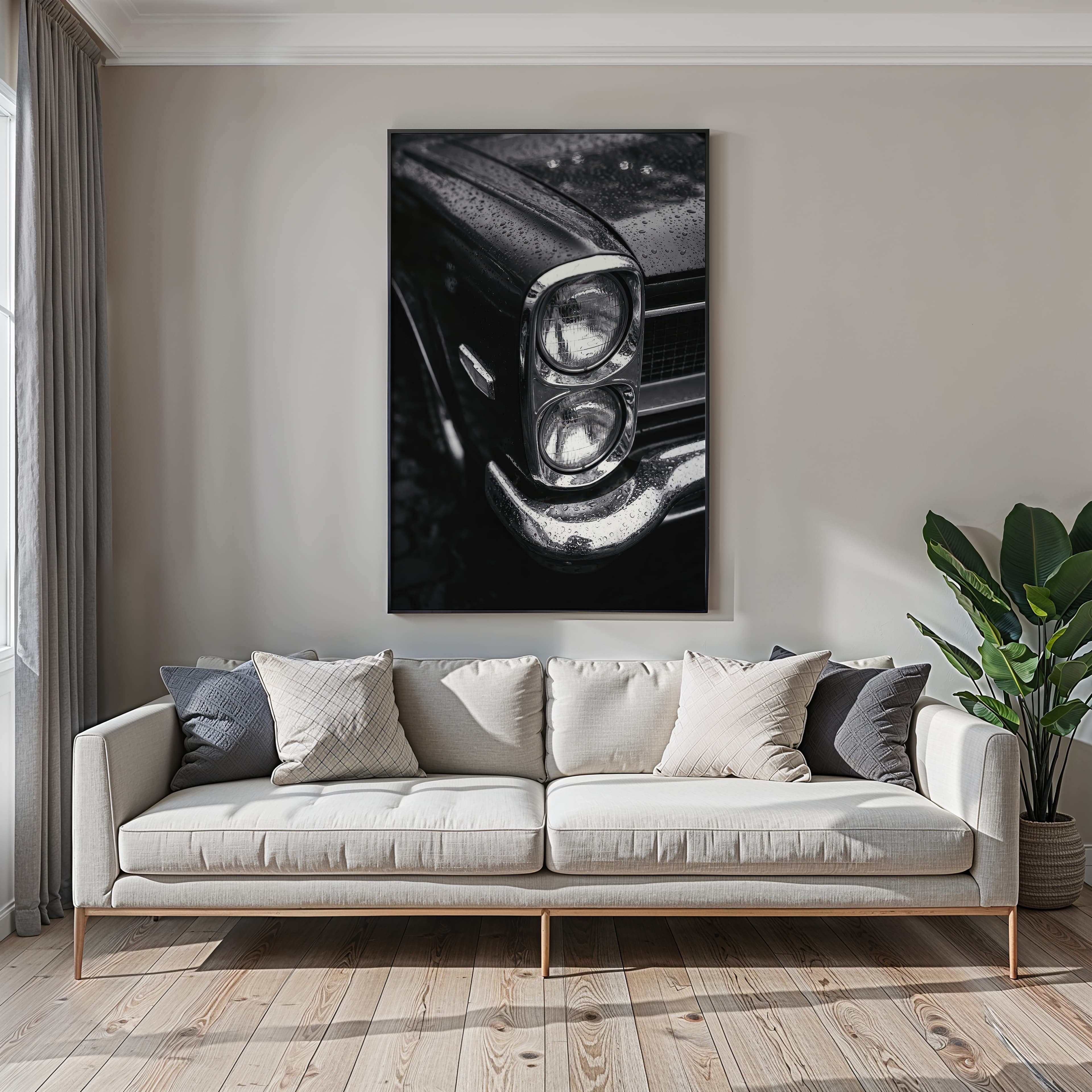 Classic Car Chrome Detail Print