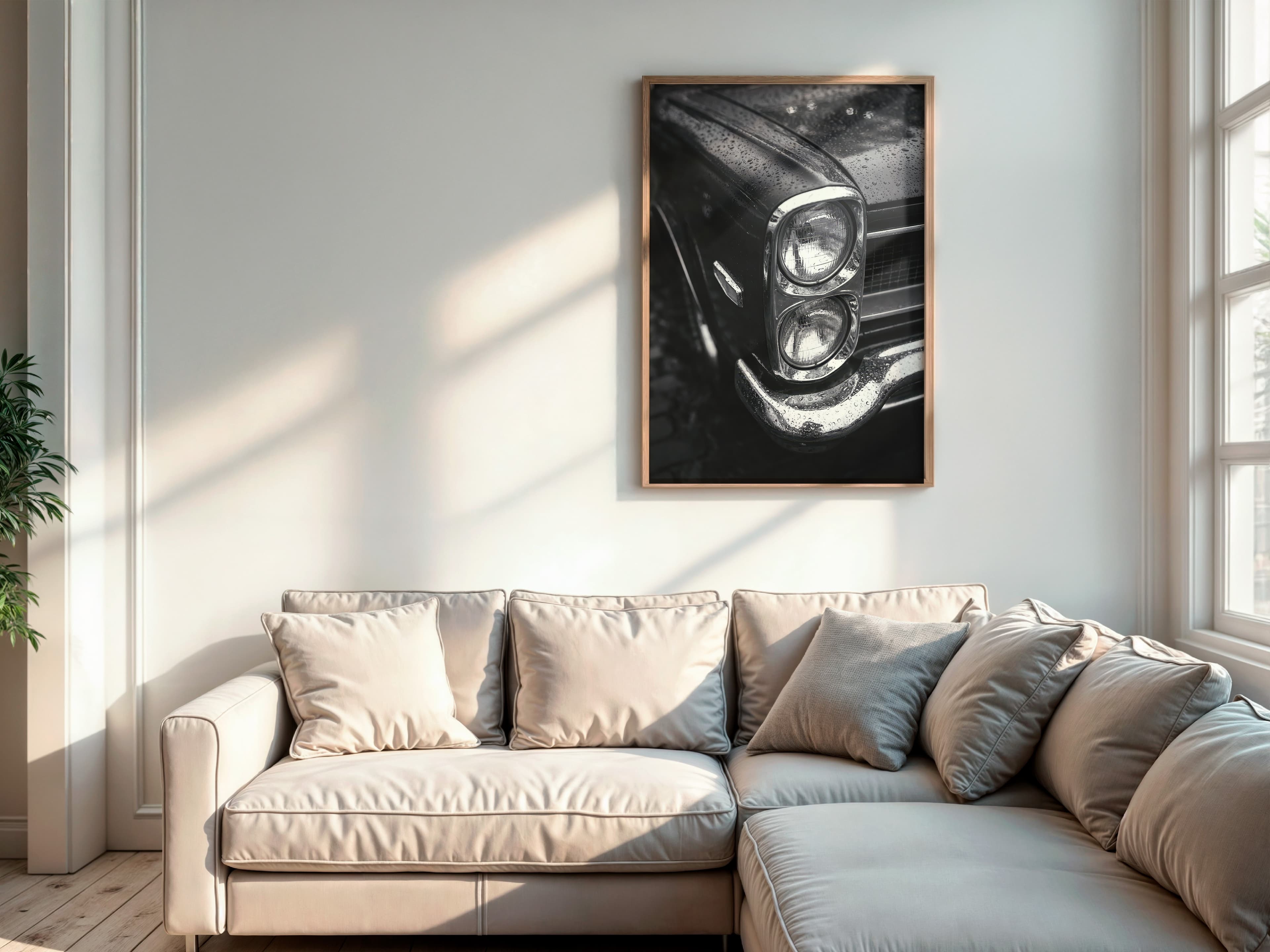 Classic Car Chrome Detail Print