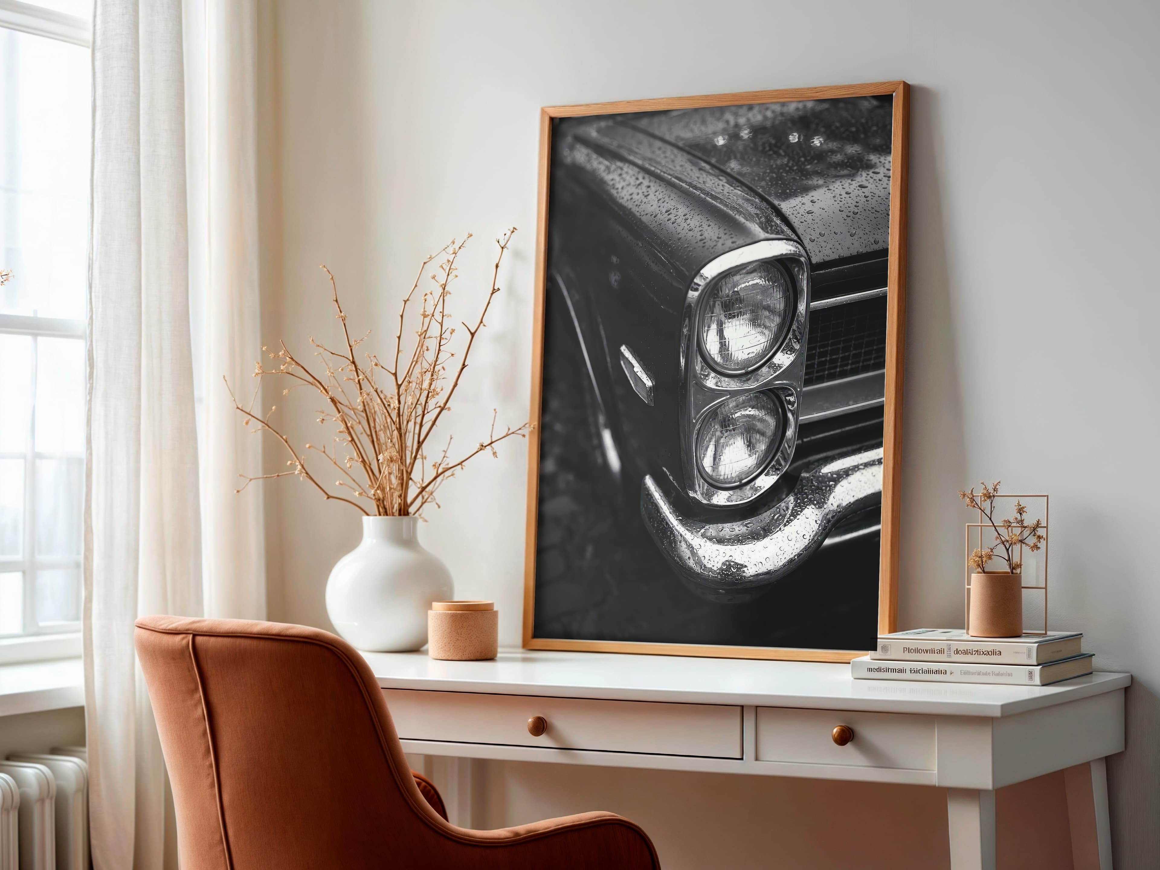 Classic Car Chrome Detail Print