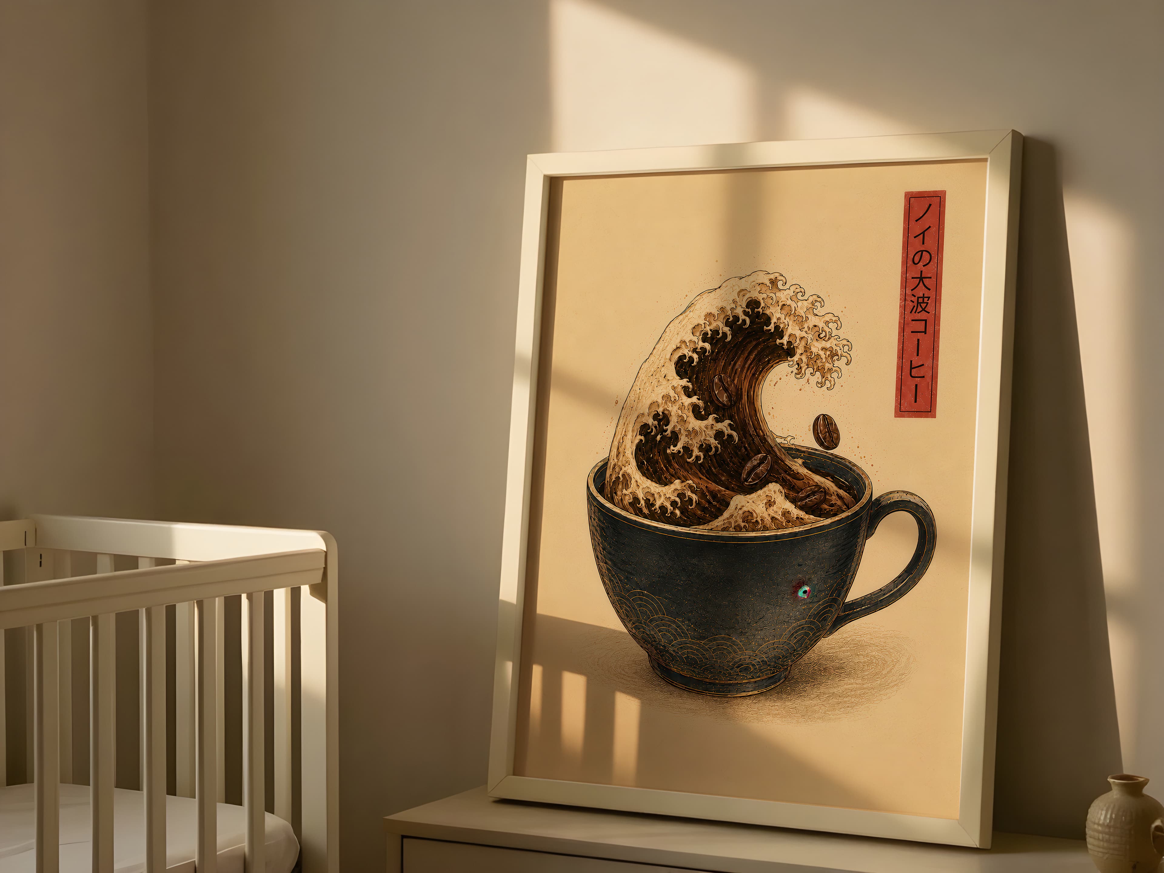 Coffee Wave Art Print
