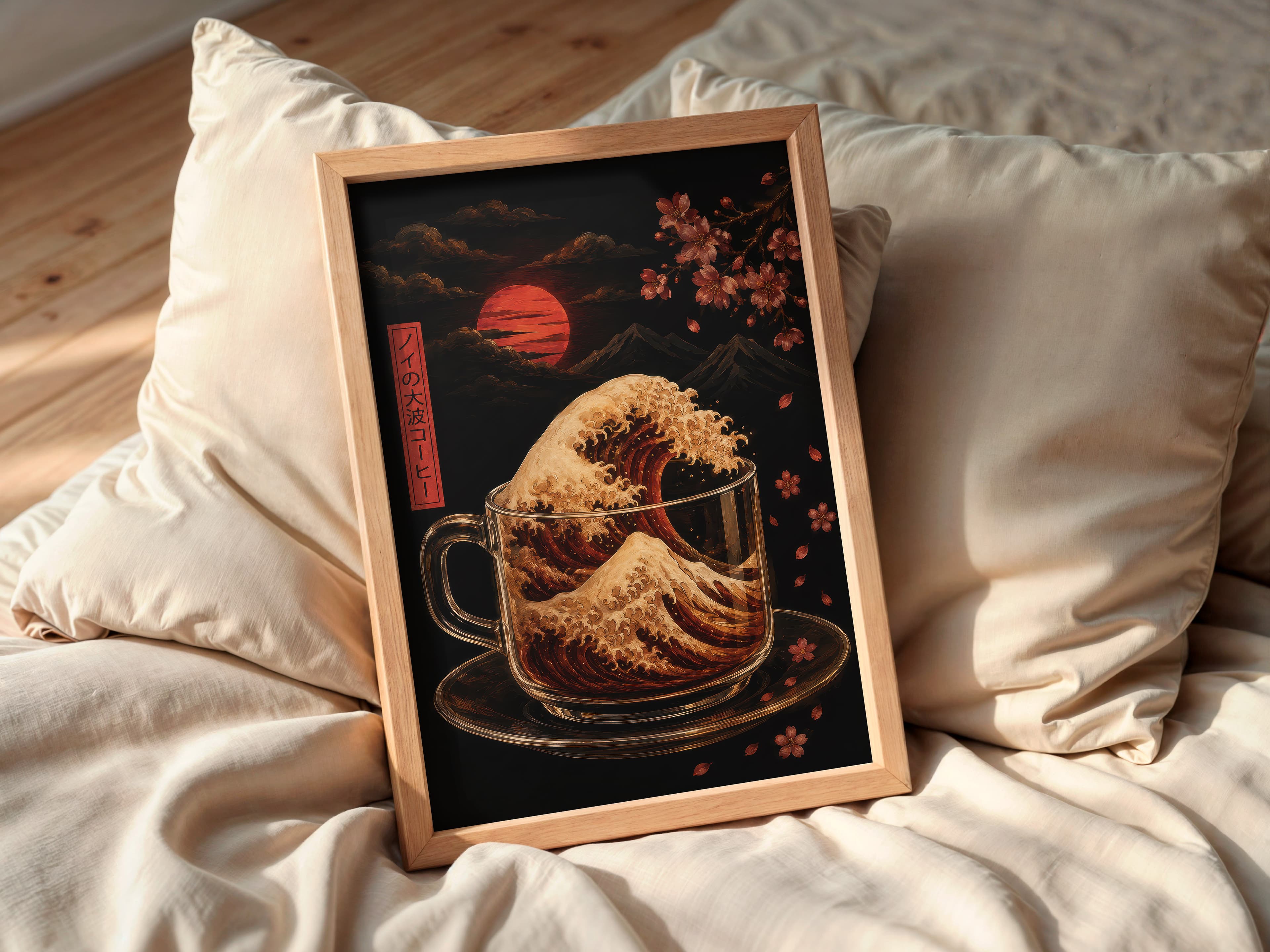Coffee Wave Art Print
