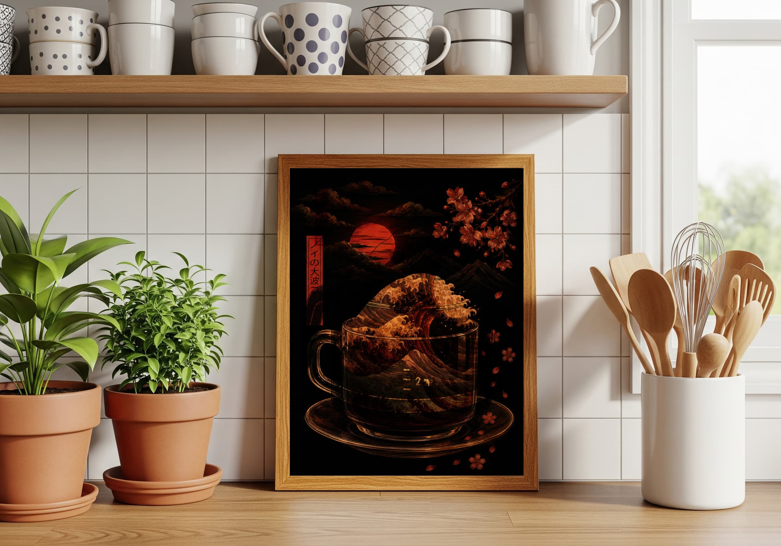 Coffee Wave Art Print