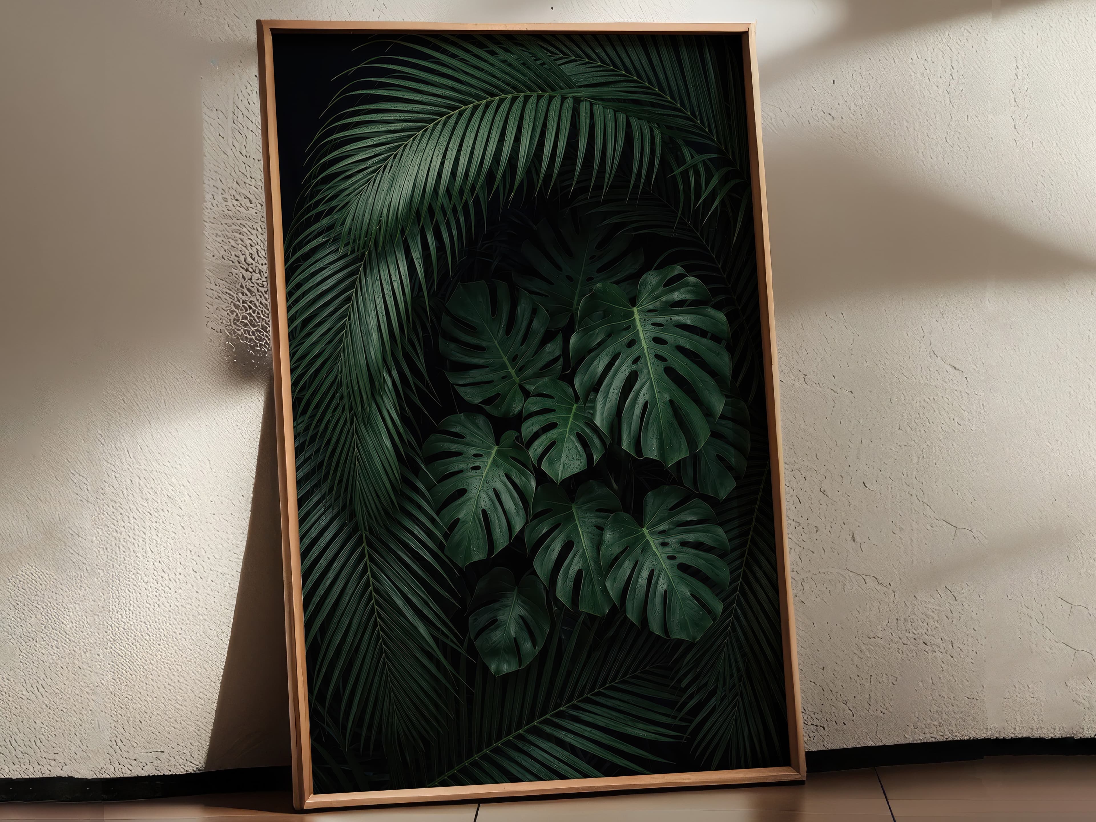 Monstera Leaf Print
